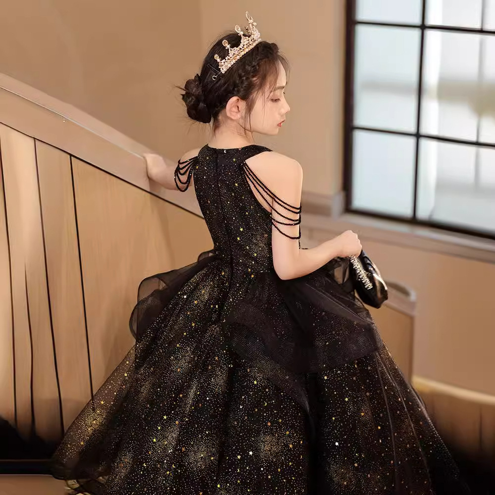 女童晚禮服閃耀演出服