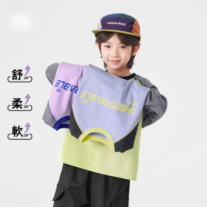 春秋男童純棉印花長袖T賉