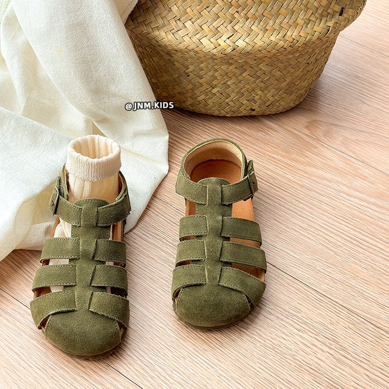 韓版兒童英倫豆豆鞋