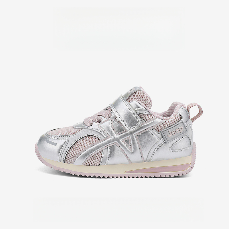 兒童春秋季透氣網面運動鞋