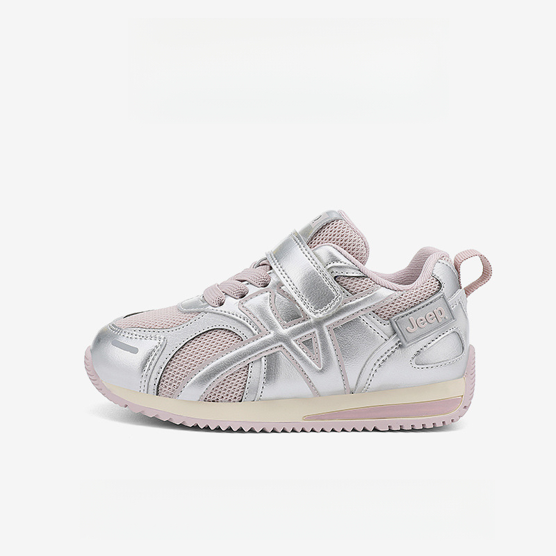 兒童春秋季透氣網面運動鞋