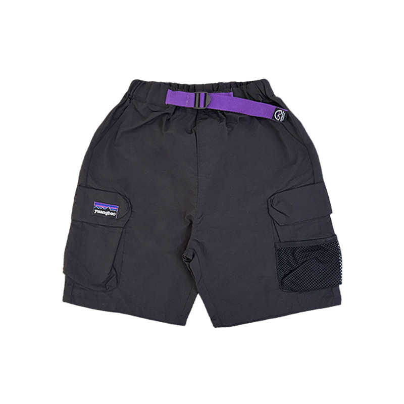 兒童山系個性大口袋短褲