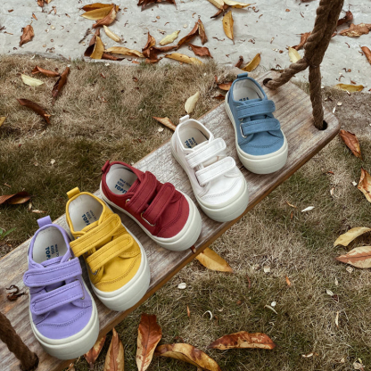 兒童百搭休閑帆布鞋春秋