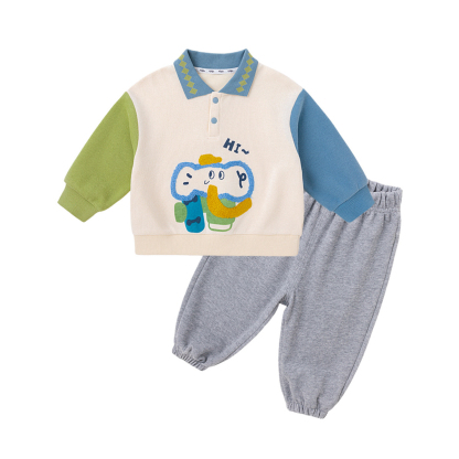 兒童POLO領秋季運動套裝