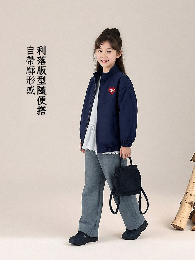 春季女童輕量戶外夾克外套