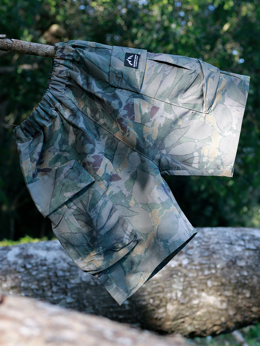 兒童夏季戶外工裝迷彩短褲