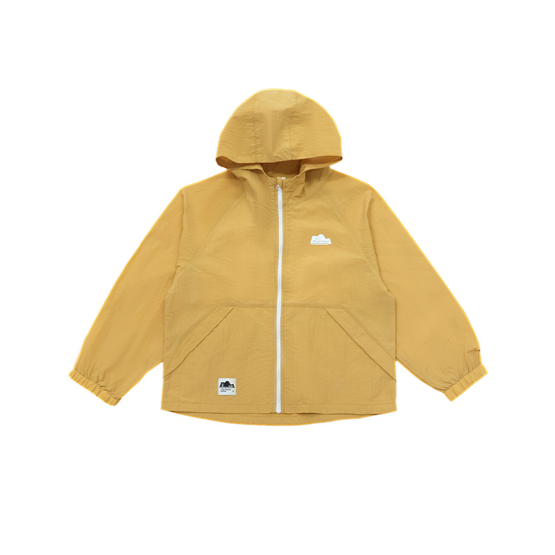 兒童春季戶外防風速乾軟殼衝鋒衣外套