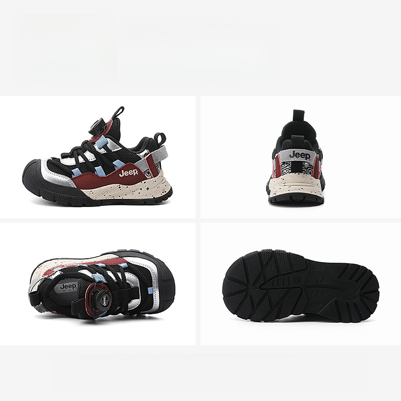 兒童秋季軟底防滑網面運動鞋