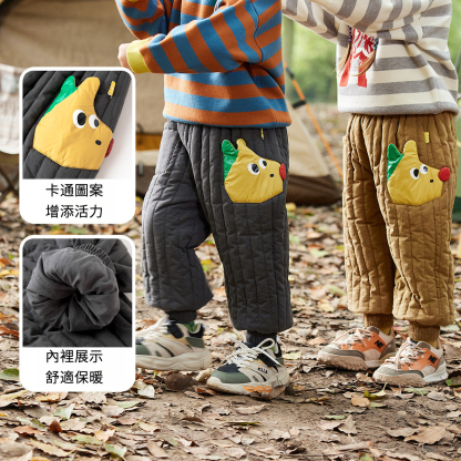 兒童加厚棉褲