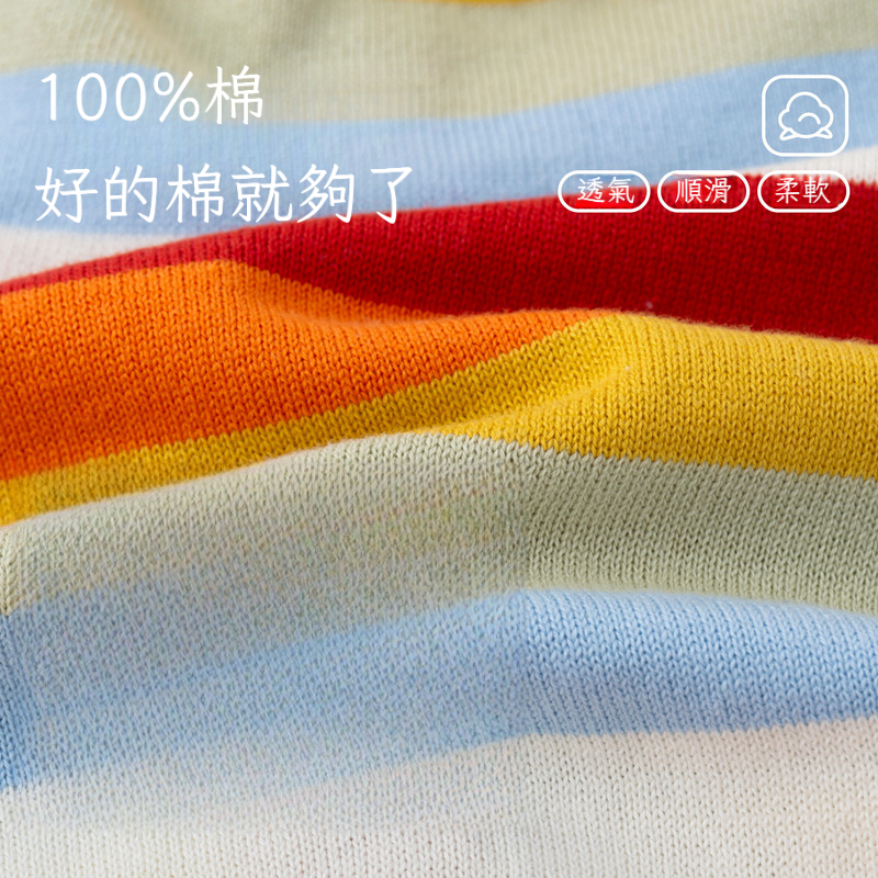 春季兒童100%棉毛衣開衫針織外套