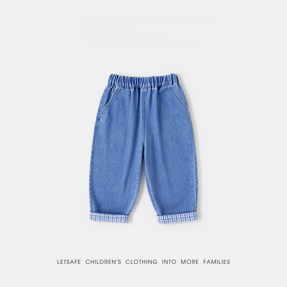 兒童春裝牛仔褲   