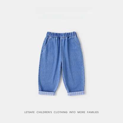 兒童春裝牛仔褲   