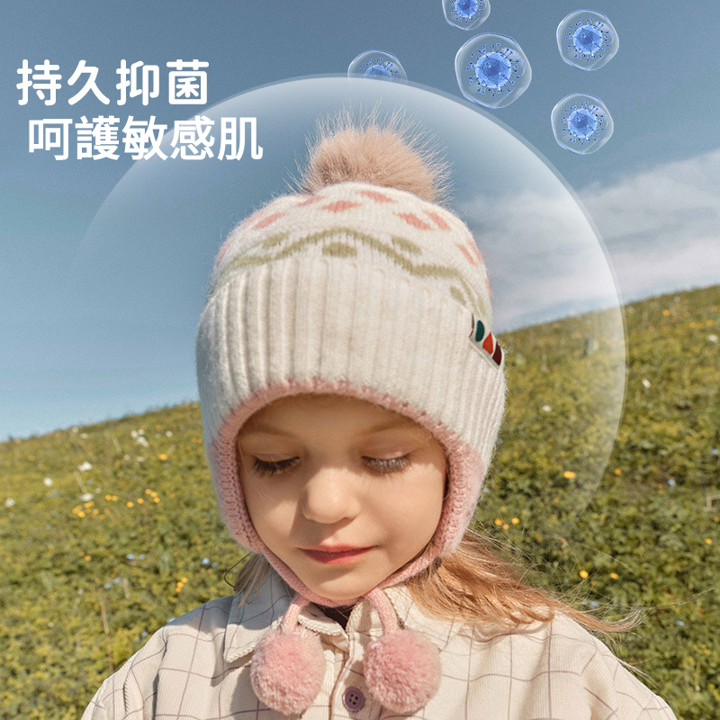兒童帽子圍巾手套套裝