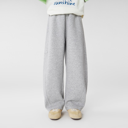 女童春秋時尚彎刀運動褲