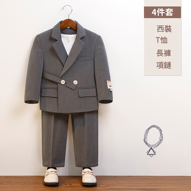 男童設計休閒小西服