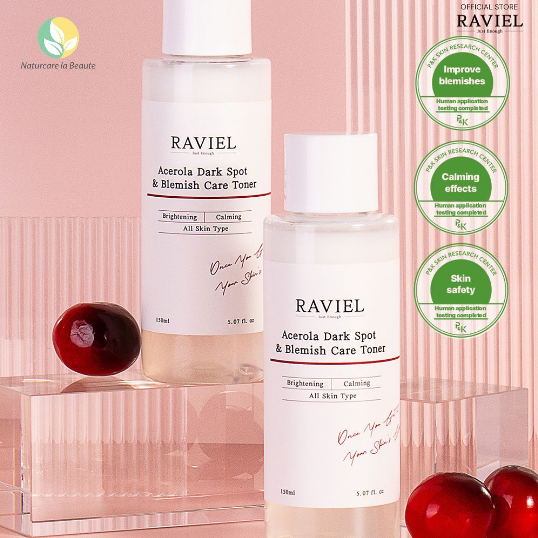 Raviel Acerola Dark Spot & Blemish Care Toner 150ml | Beauty skin care toner, reduce dark spots & blemishes, brightens skin