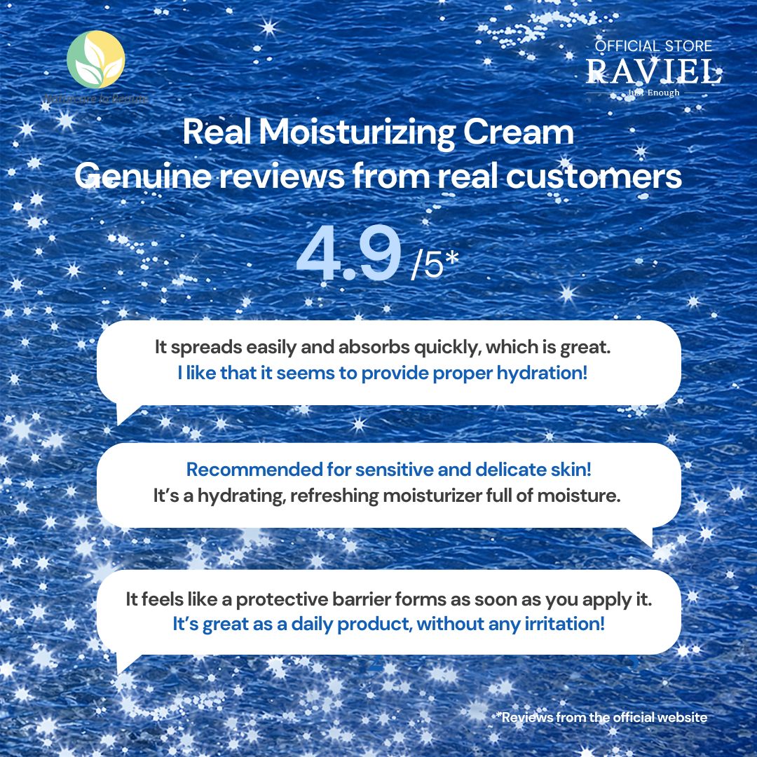 Raviel Biome 8X Hyaluronic Cream 80ml | Deep hydration, refine pores, strengthen skin barrier