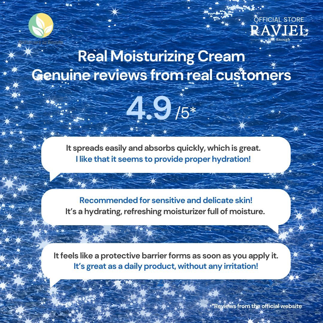 Raviel Biome 8X Hyaluronic Cream 80ml | Deep hydration, refine pores, strengthen skin barrier