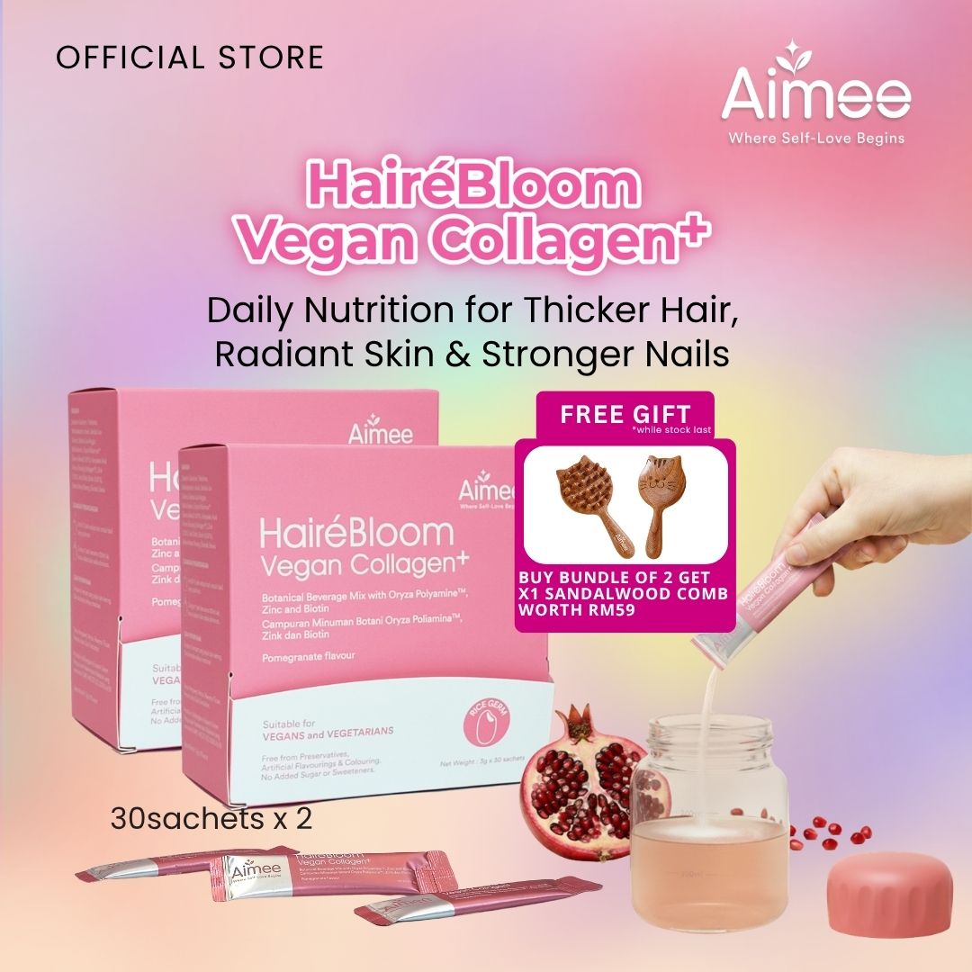 Aimee HairéBloom Vegan Collagen+ Twin Pack