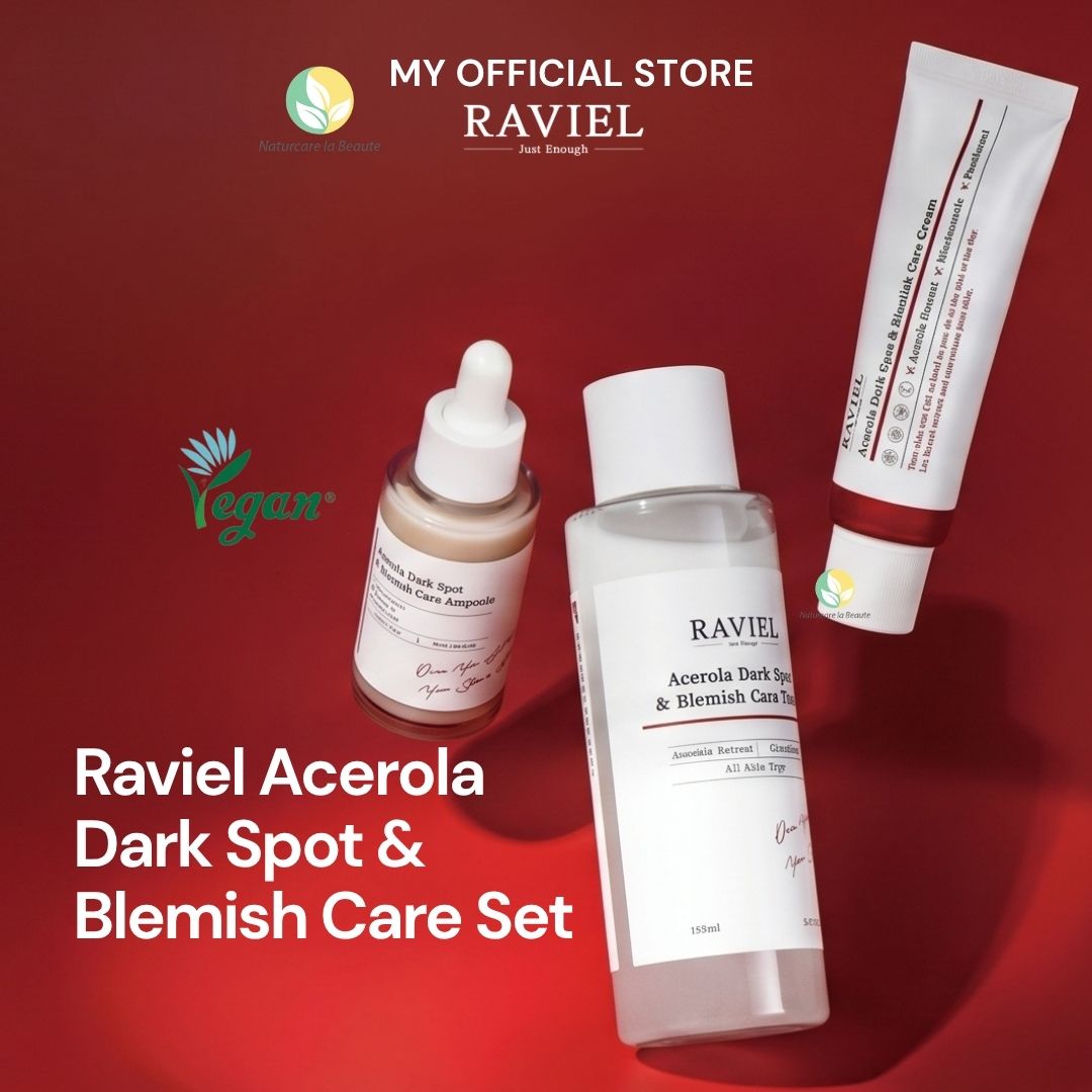 Raviel Acerola Dark Spot & Blemish Care Set | Brightening | Acne Marks Care