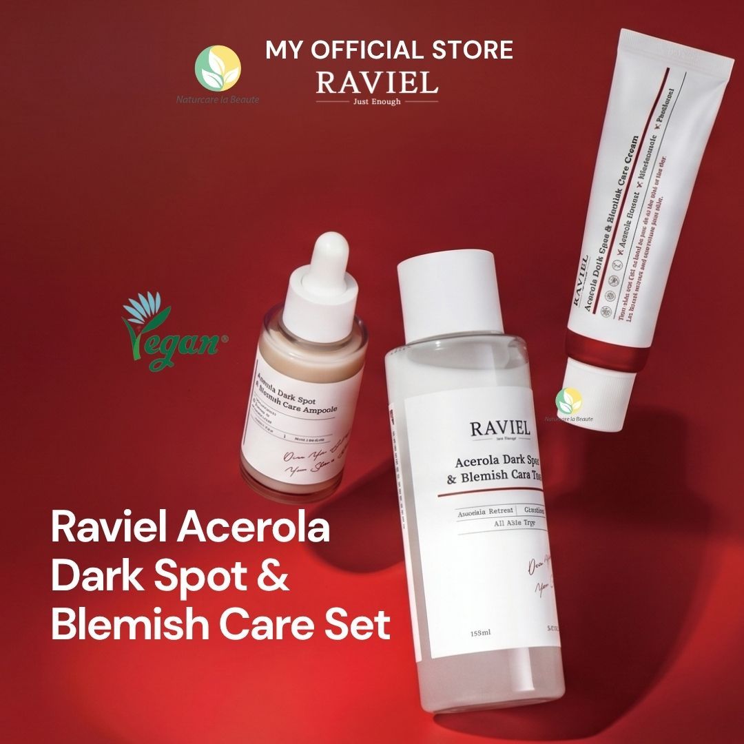 Raviel Acerola Dark Spot & Blemish Care Set | Brightening | Acne Marks Care