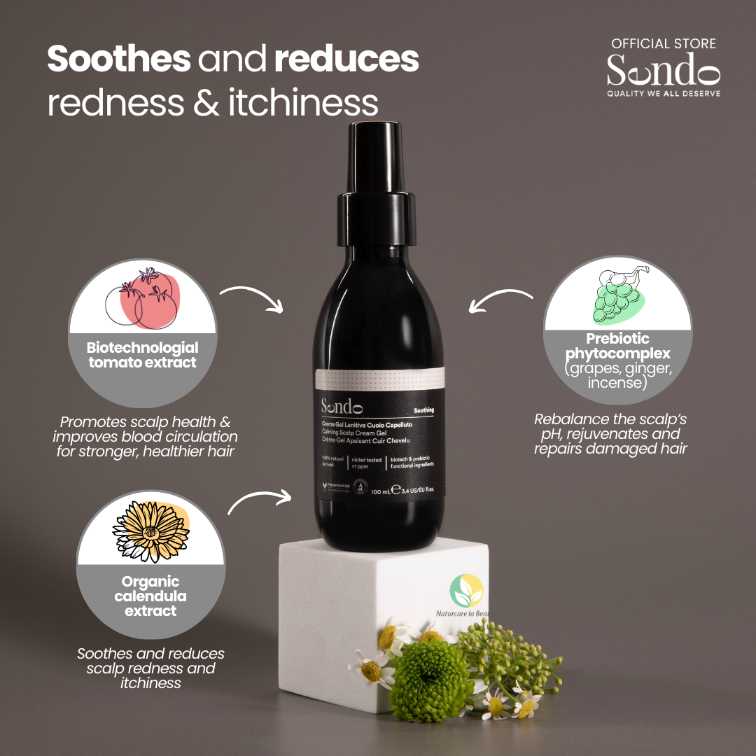 Sendo Calming Scalp Cream Gel 100ml (Sensitive Scalp Treatment)