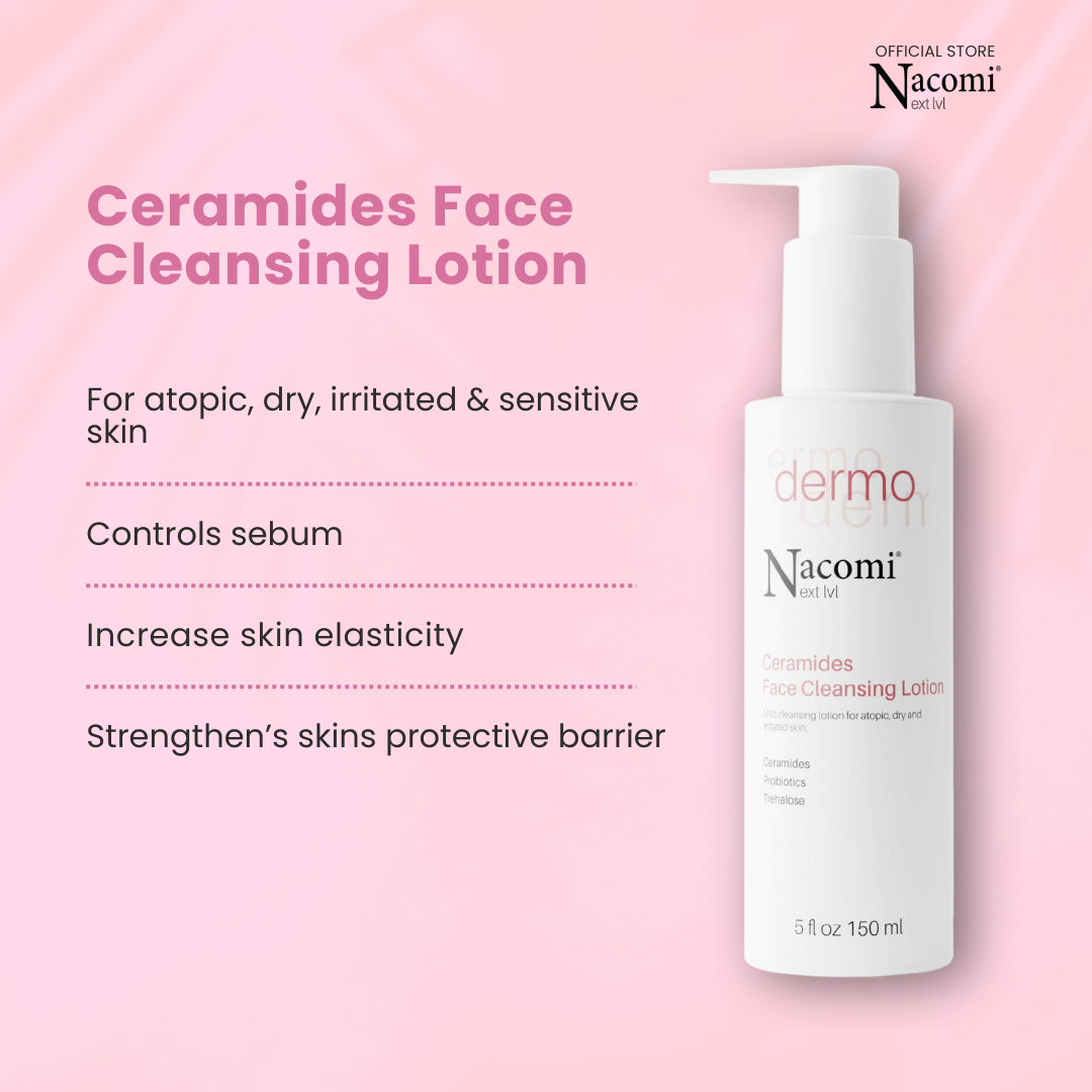 Nacomi Next Level Ceramides Face Cleansing Lotion 150ml 