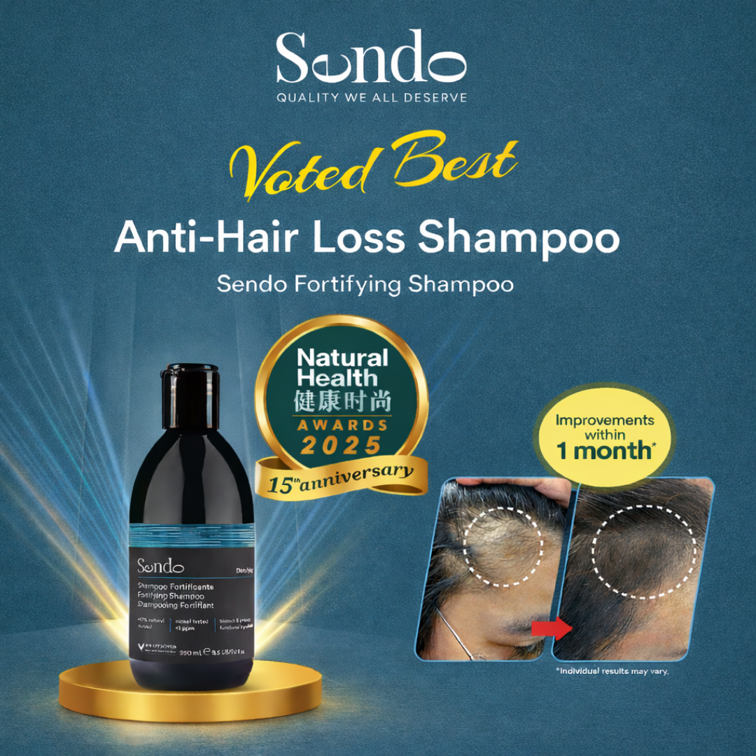 Sendo Fortifying Shampoo 250ml : Anti-Hair Loss , Rambut Gugur 