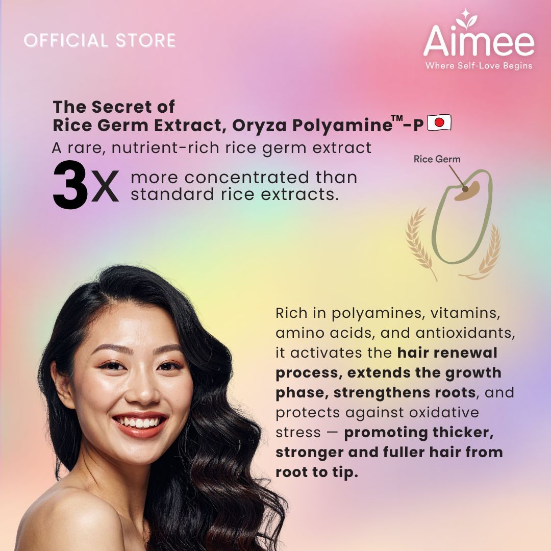 Aimee HairéBloom Vegan Collagen+ - Boost Hair Growth, Thicker Fuller Hair