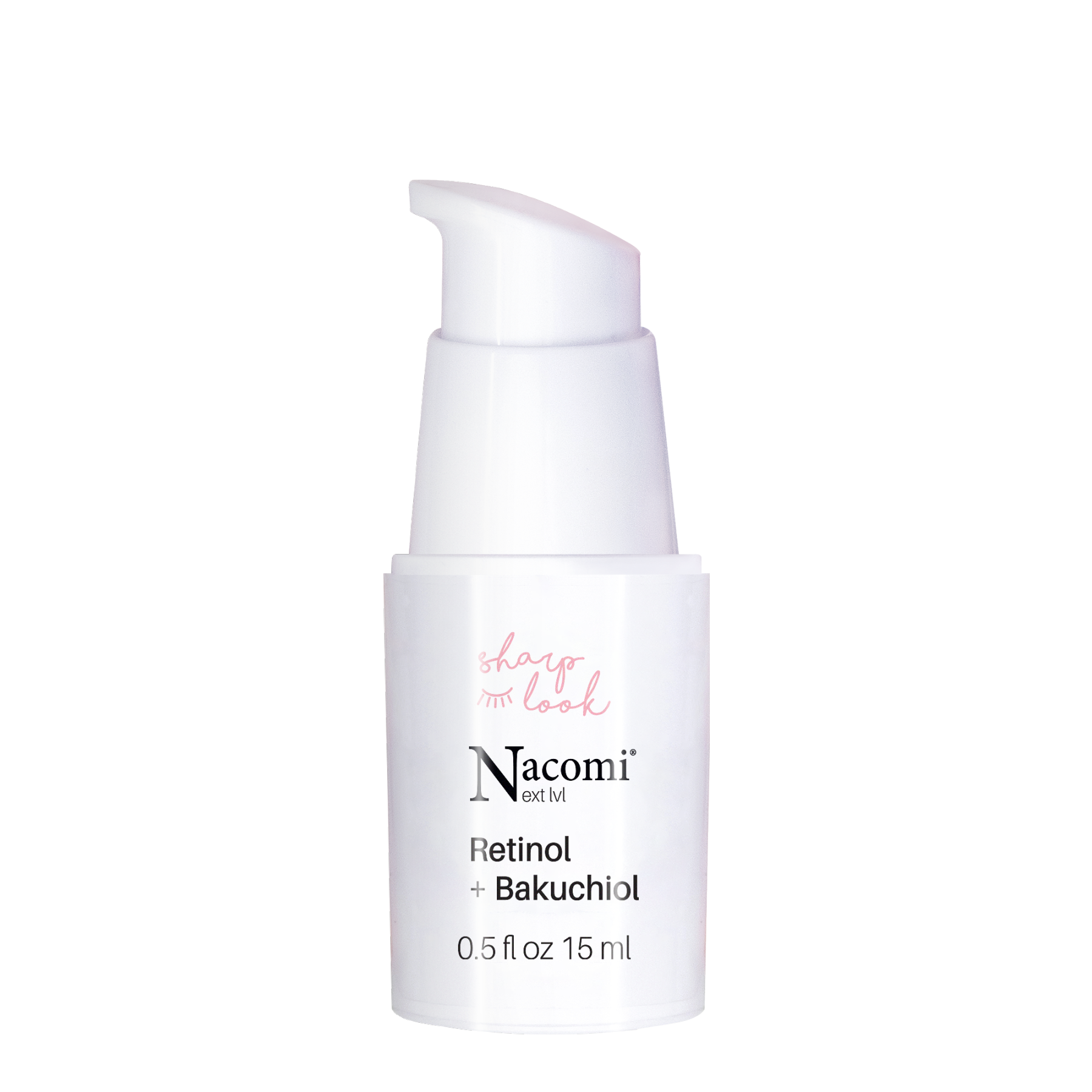 Nacomi Next Level Retinol + Bakuchiol Eye Serum 15ml - Reduces under Eye Wrinkles & LIfting