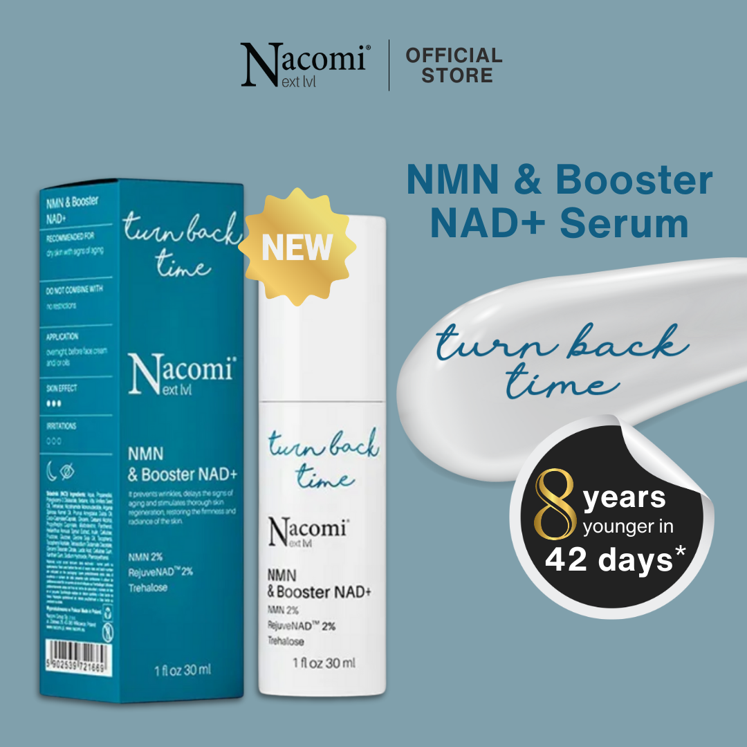 Nacomi Next Level NMN & Booster NAD+ Face Serum - Hydrates, Anti-Wrinkles & Firming