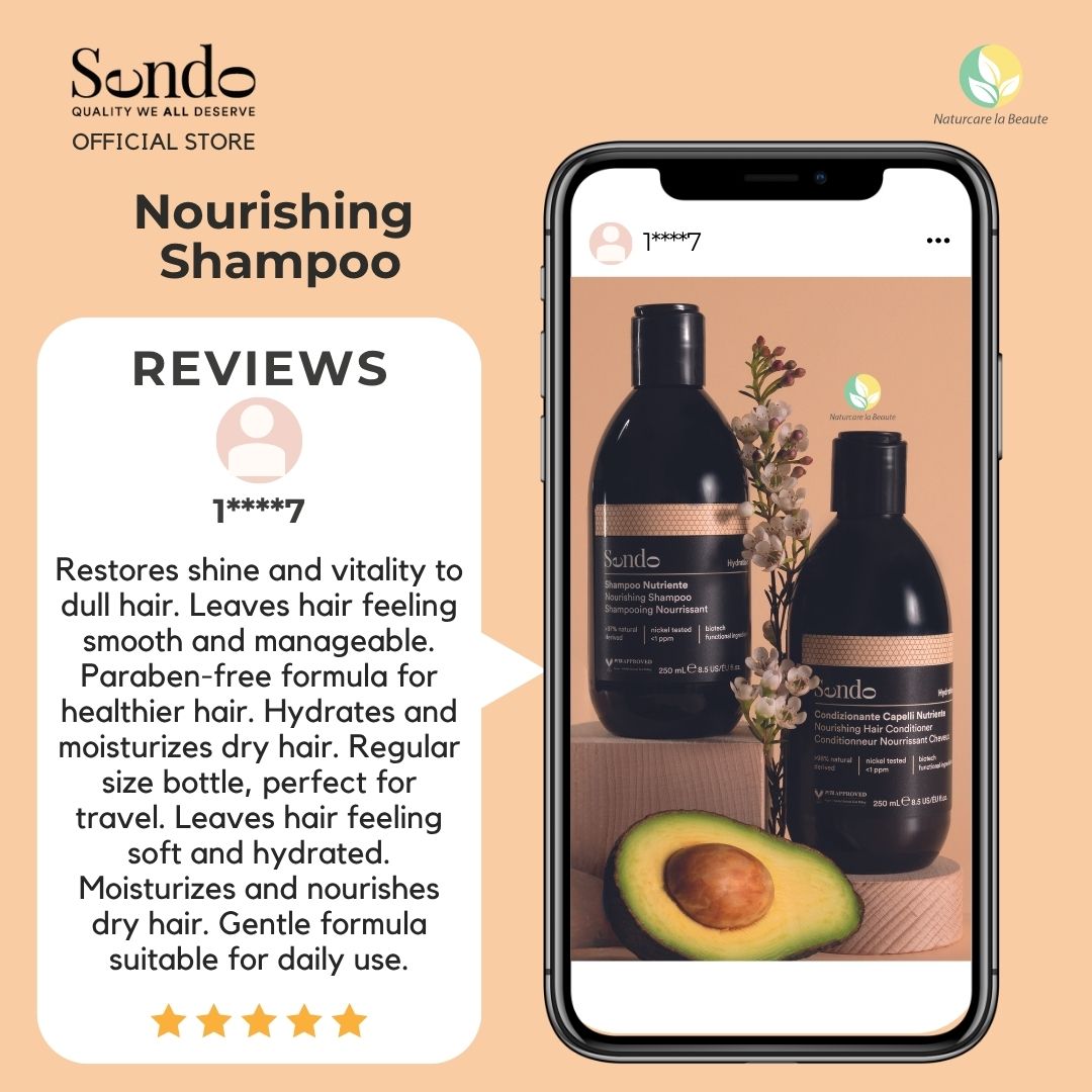 Sendo Nourishing Shampoo 250ml (Dry Scalp & Hair)