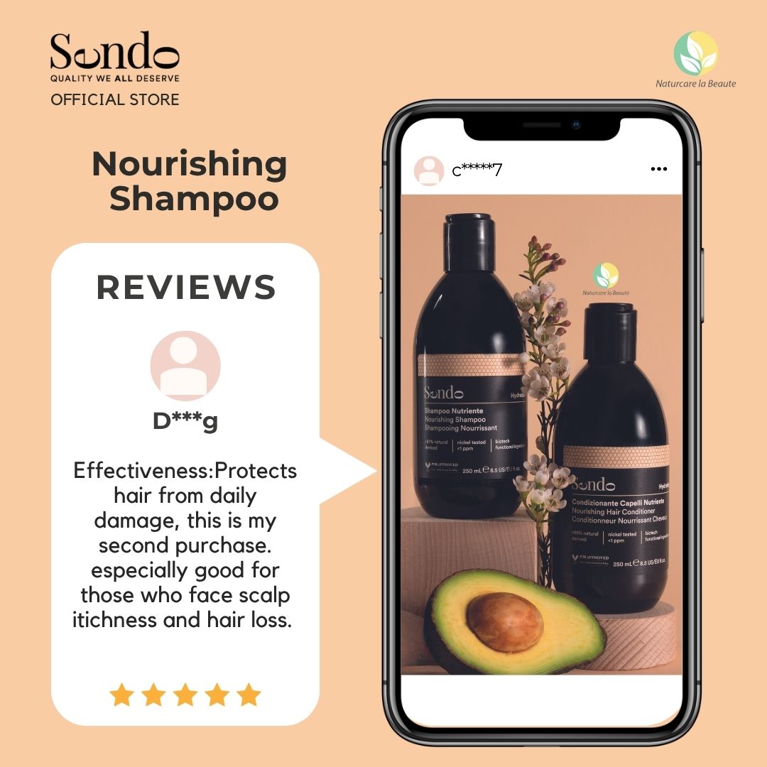 Sendo Nourishing Shampoo 250ml (Dry Scalp & Hair)