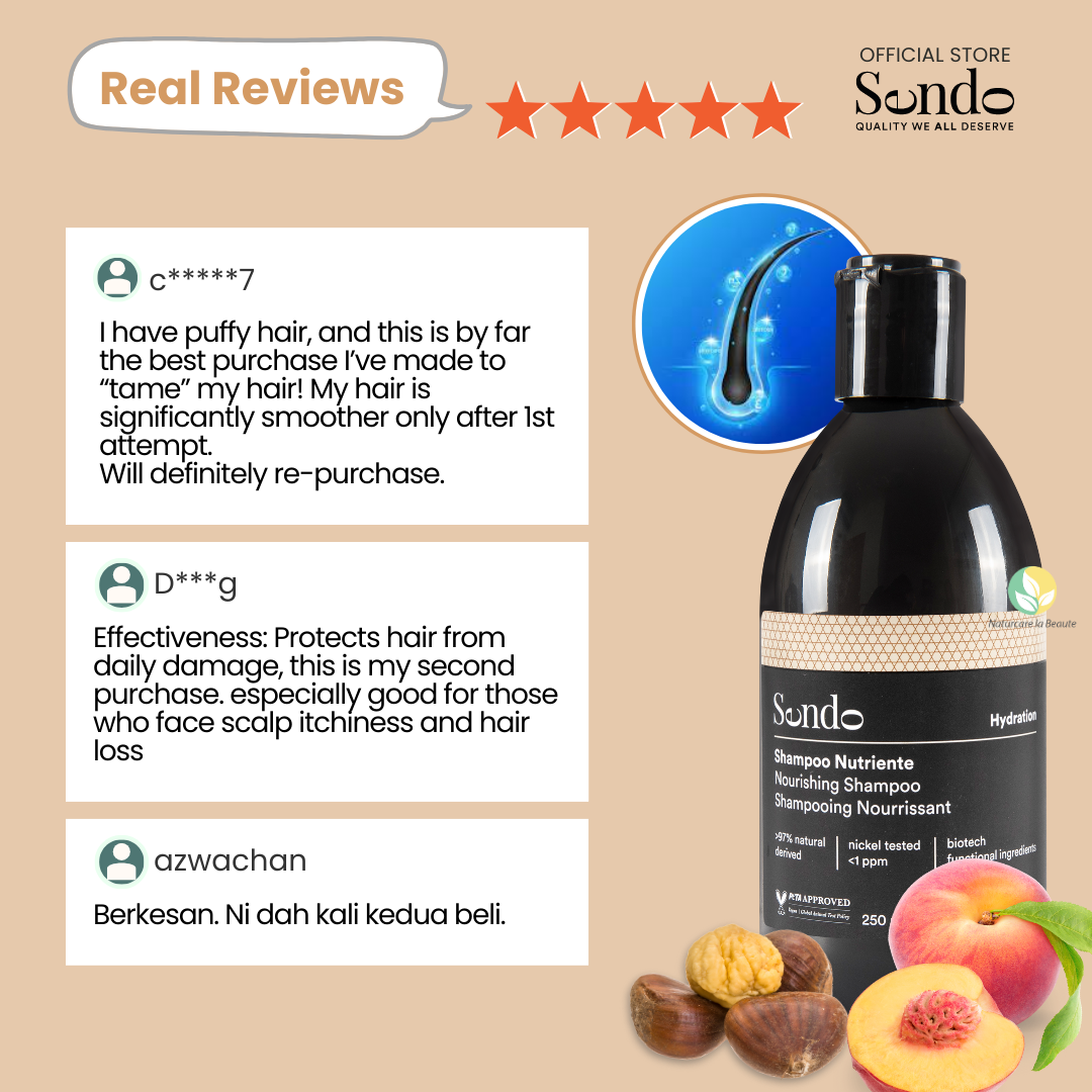 Sendo Nourishing Shampoo 250ml (Dry Scalp & Hair)