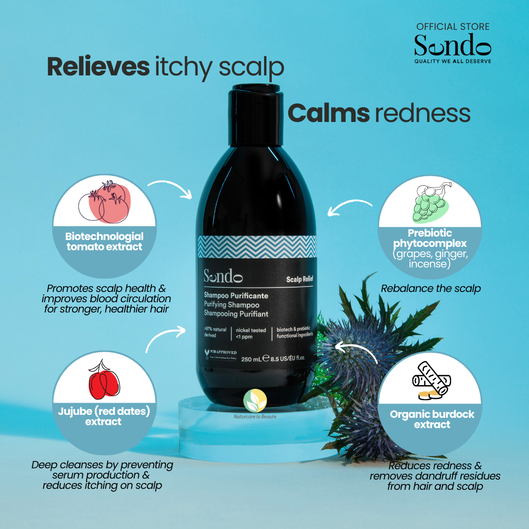 Sendo Purifying Shampoo 250ml (Anti-dandruff & Relief Itchiness)