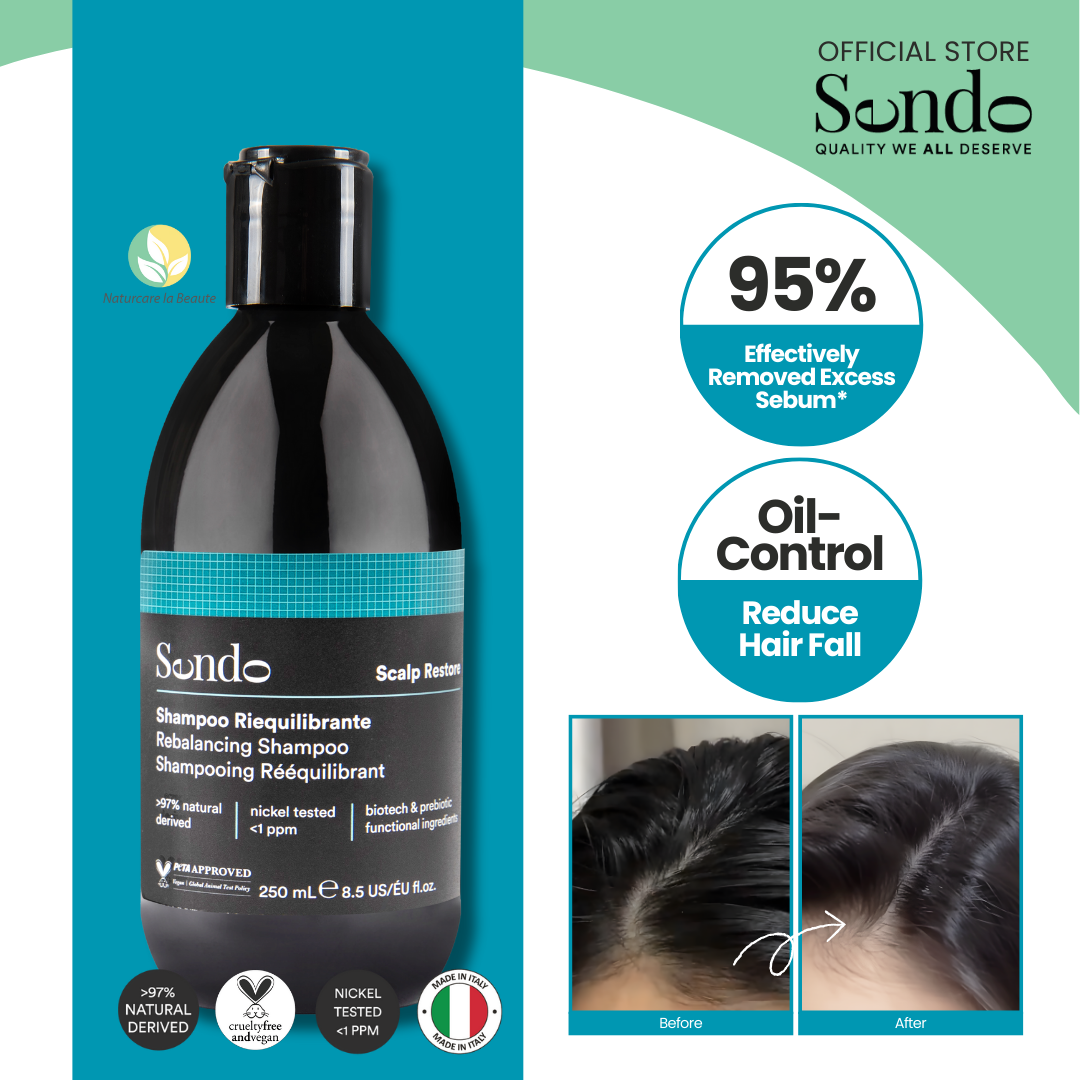 Sendo Rebalancing Shampoo 250ml (Oily Scalp and Hair)