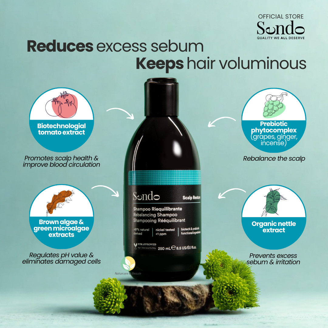 Sendo Rebalancing Shampoo 250ml (Oily Scalp and Hair)