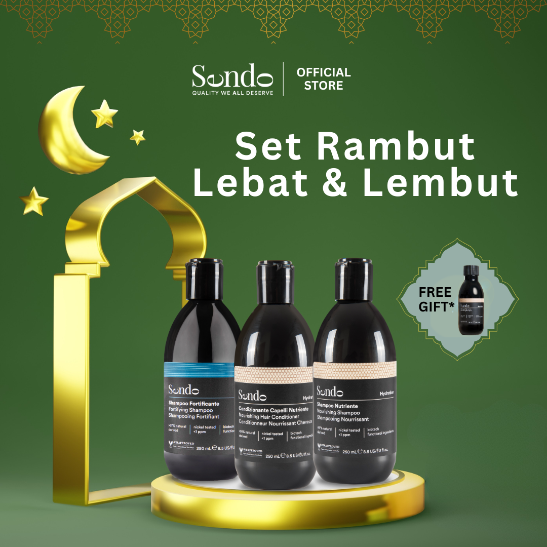 Set Rambut Lebat & Lembut PERCUMA Sendo Nourishing Syampu / Kondisioner 90ml