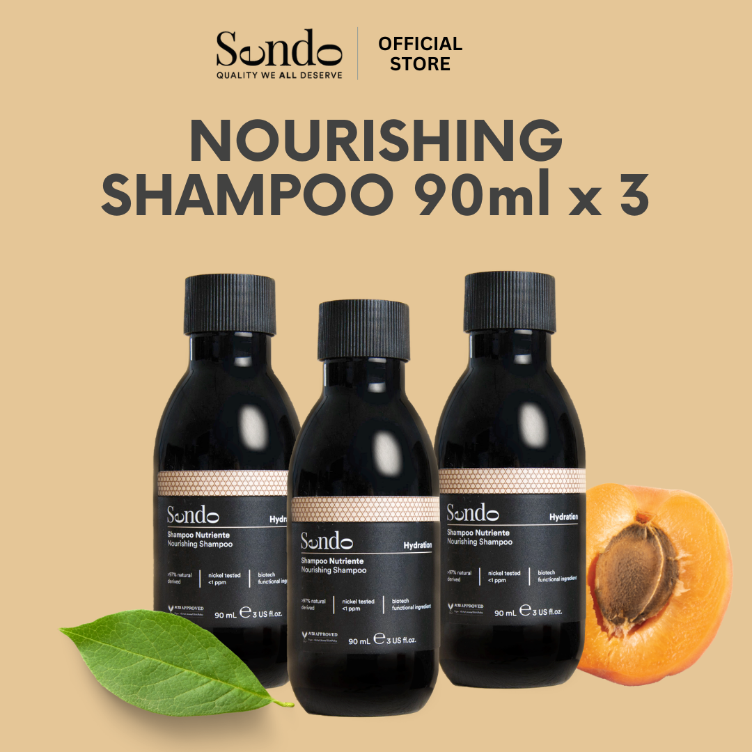 Sendo Nourishing Shampoo 90ml x 3 bottles (Dry Scalp & Hair)