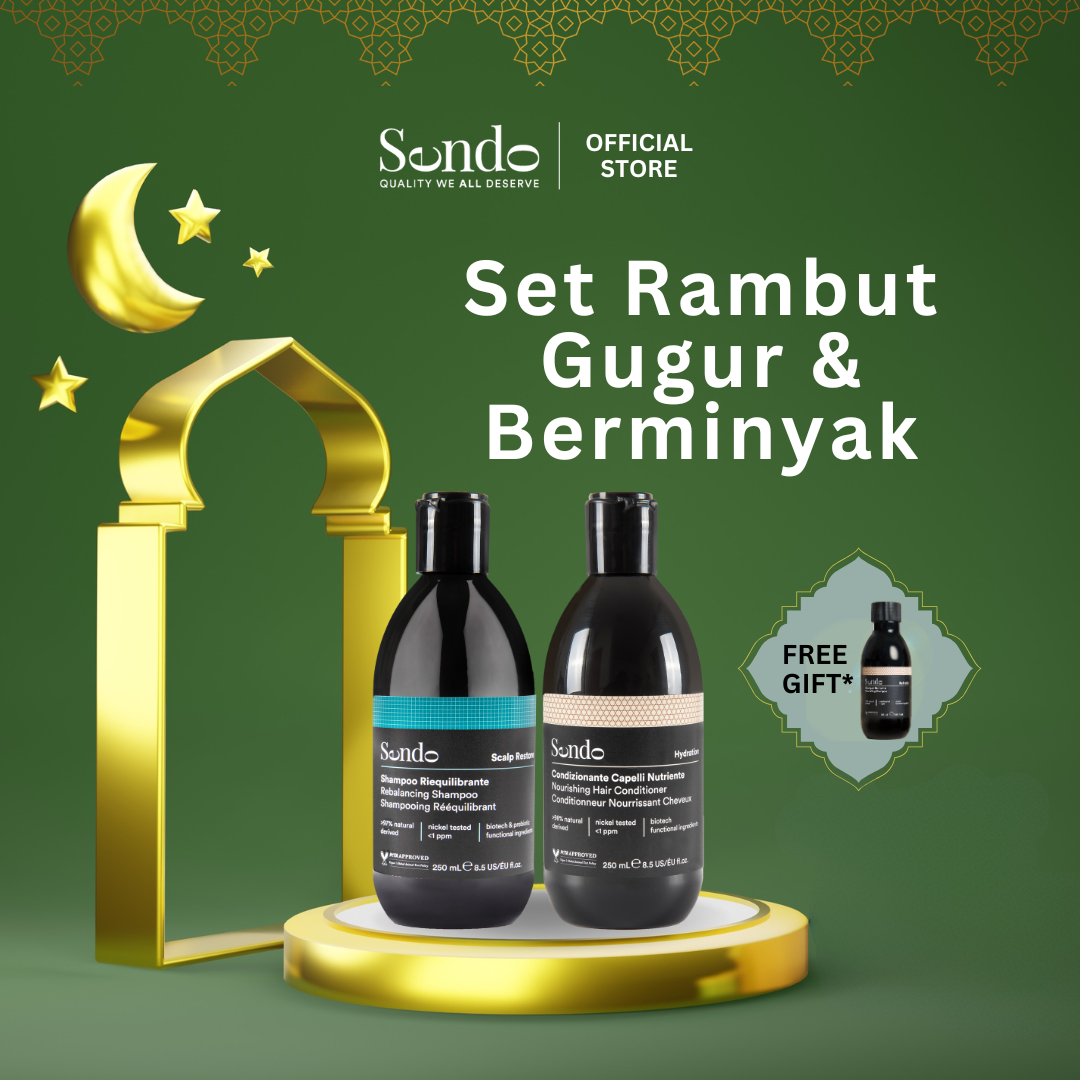 Set Rambut Gugur & Berminyak