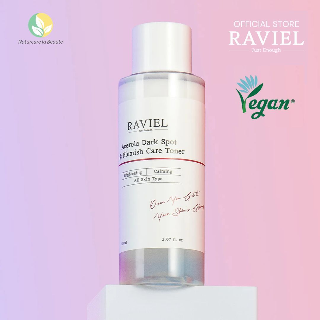 Raviel Acerola Dark Spot & Blemish Care Toner 150ml | Beauty skin care toner, reduce dark spots & blemishes, brightens skin