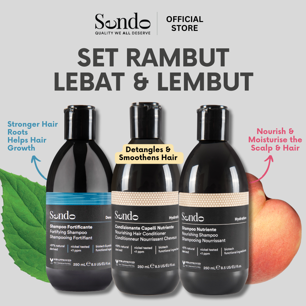 Set Rambut Lebat & Lembut