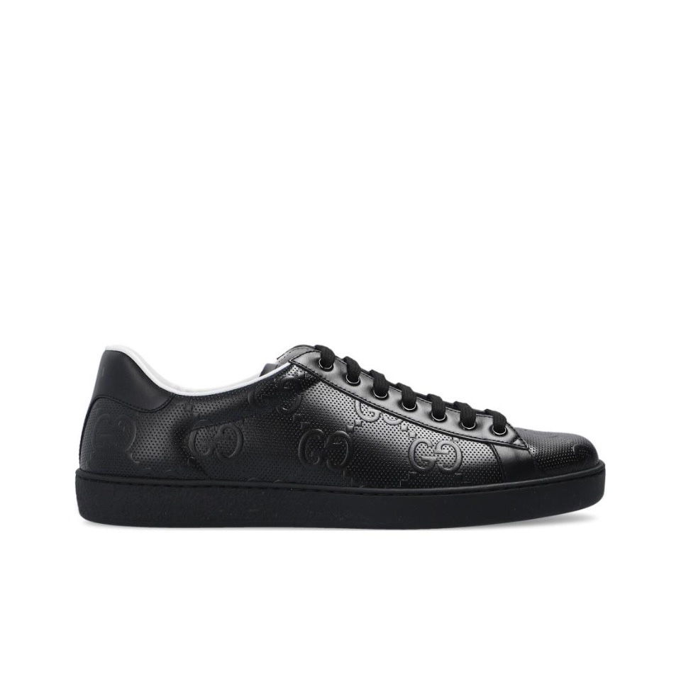 GUCCI Ace Men's GG Print Embossed Sneakers
