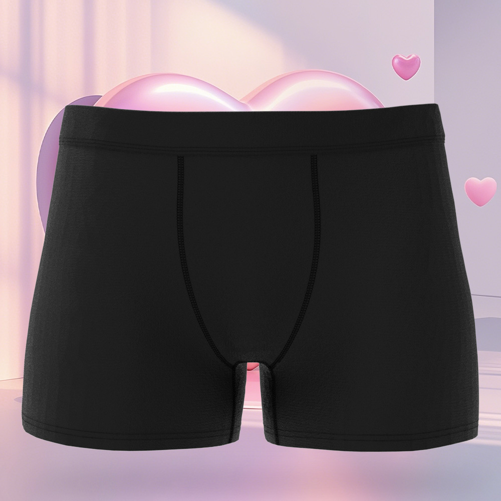 カスタムネームボクサーパンツ 彼氏へのいたずらギフト 男性用パーソナライズボクサーパンツ 1枚 - 