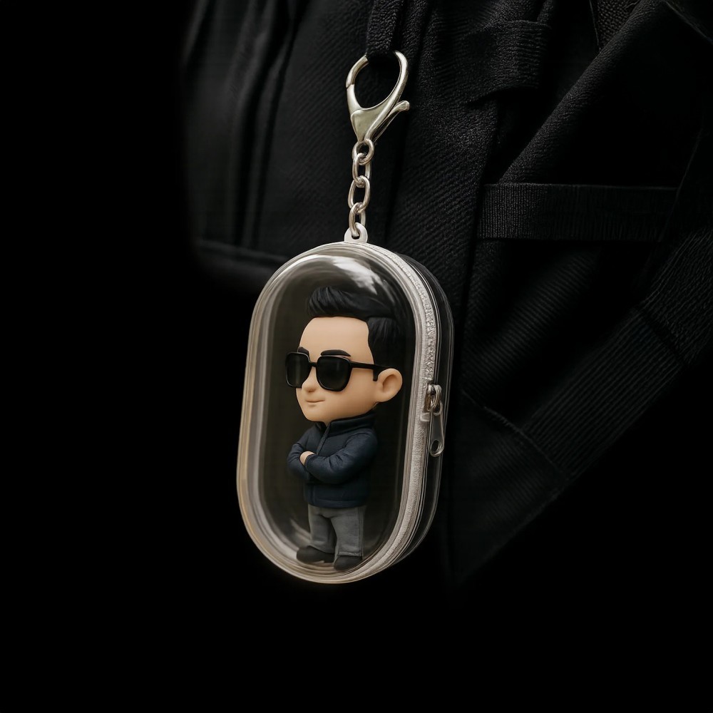Turn Your Photo into a 3D Backpack Charm Perfect Back to School Gift for Students