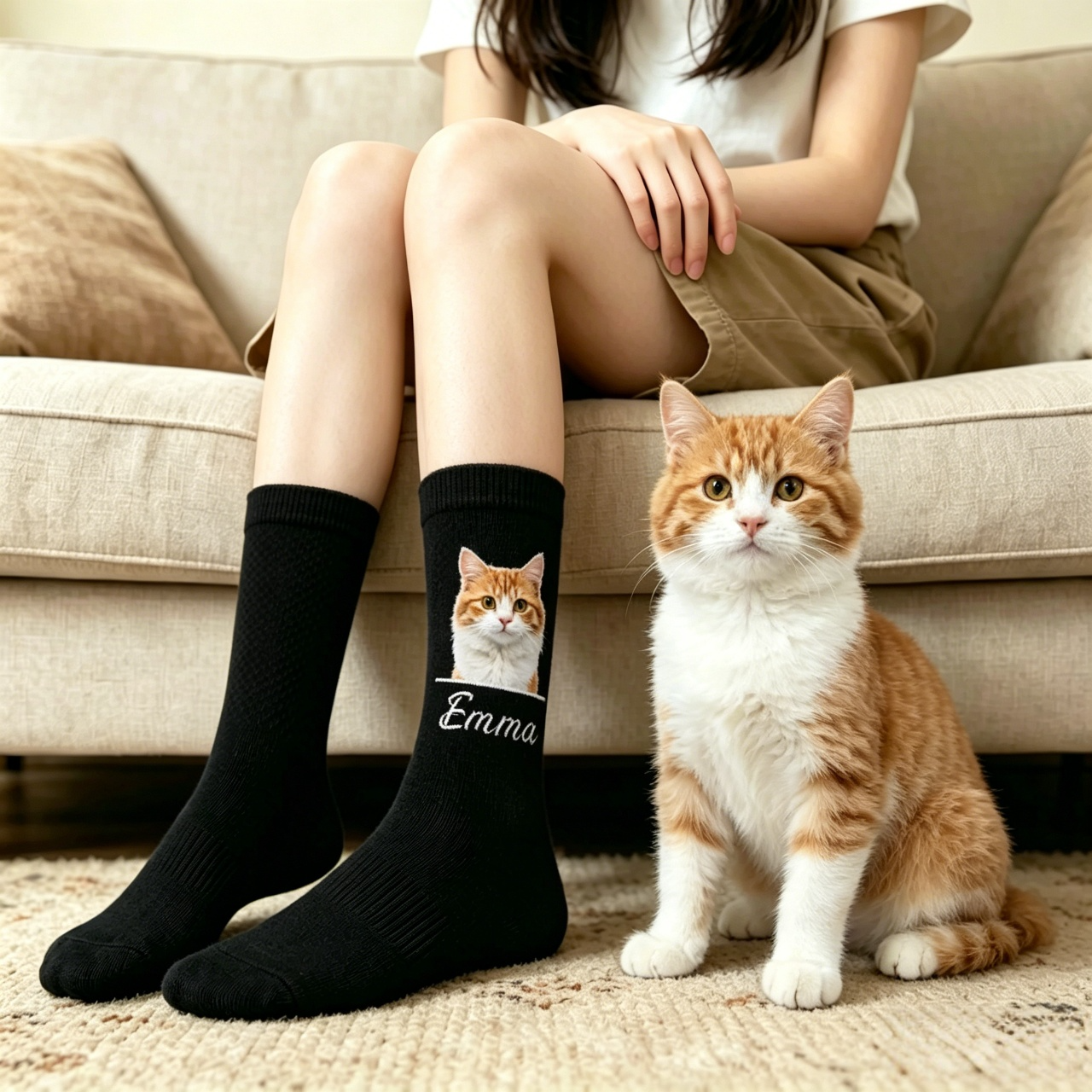Custom Pet Photo Socks, Personalized Pet Socks, Custom Dog Socks, Mothers Day Gifts, Cat/Dog Dad Gifts, Dog Face Socks, Pet Lovers Gift - MyFaceSocksAU