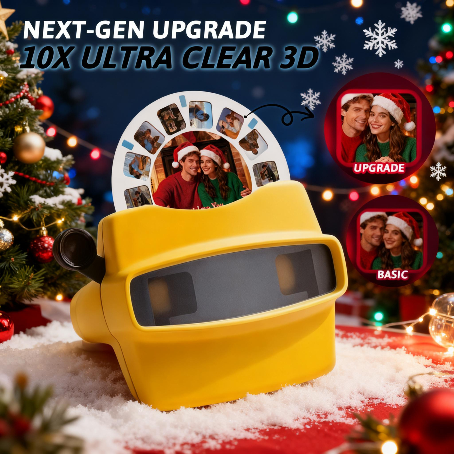 Custom 3D Viewfinder and Reel-Personalized Gifts Text and Photo Viewer with Your Own Photos