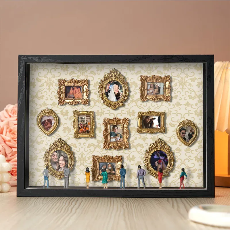 Museum of Us Frame Personalized Couples Gift for Her Cute Miniature Museum Gifts Meaningful Gift Valentine's Day Anniversary Gift - MyFaceSocksAU