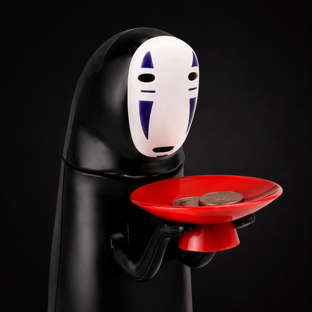 Faceless Man Resin Coin Bank – Cute Savings Money Box Decorative Piggy Bank for Kids & Adults - MyFaceSocksAU