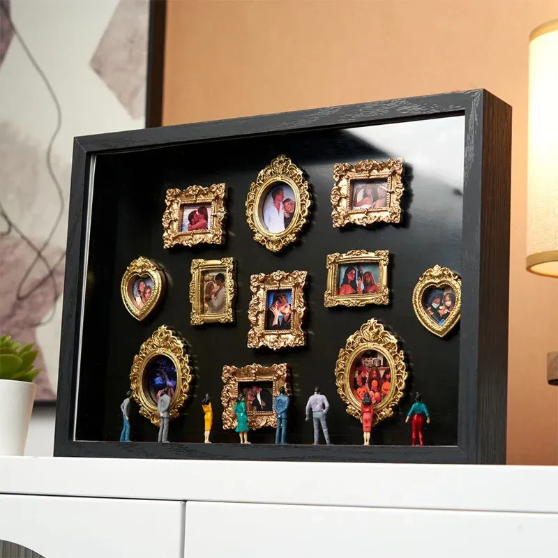 Museum of Us Frame Personalized Couples Gift for Her Cute Miniature Museum Gifts Meaningful Gift Valentine's Day Anniversary Gift - MyFaceSocksAU